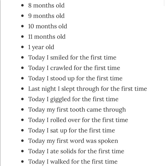 NEW Blossom & Pear Milestone Cards - Picture 5 of 5